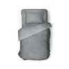 Eleganzzz Dekbedovertrek Teddy Rib Fleece - dark grey 140x200/220cm< Slapen