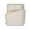 Eleganzzz Dekbedovertrek Teddy Pluche - off white 200x200/220cm< Slapen