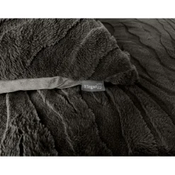 Eleganzzz Dekbedovertrek Jacquard Rabbit Fur - taupe grey 200x200/220cm| Discount
