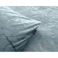 Eleganzzz Dekbedovertrek Marbel Foil Velvet - mineral 200x200/220cm< Slapen