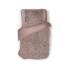 Eleganzzz Dekbedovertrek Jacquard Rabbit Fur - pink 140x200/220cm| Clearance
