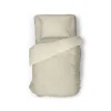 Eleganzzz Dekbedovertrek Teddy Rib Fleece - beige 140x200/220cm< Slapen