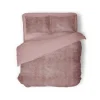 Eleganzzz Dekbedovertrek Flanel Fleece - old rose 240x200/220cm< Slapen