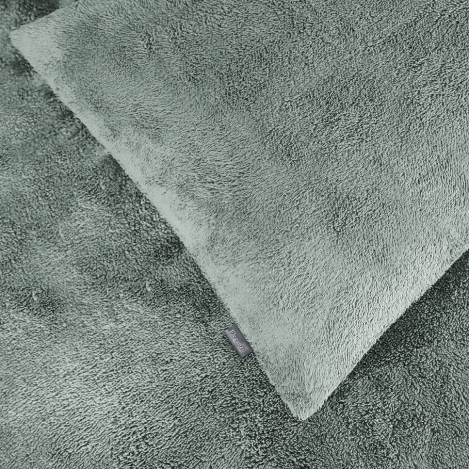 Eleganzzz Dekbedovertrek Teddy Pluche - jade 240x200/220cm| Clearance