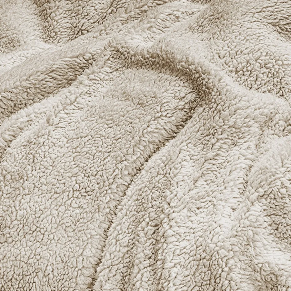 Eleganzzz Dekbedovertrek Teddy Pluche - off white 140x200/220cm| Outlet