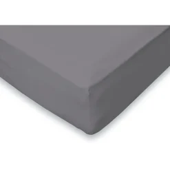Eleganzzz Hoeslaken Flanel 35cm Hoekhoogte - antraciet 160x200cm< Slapen