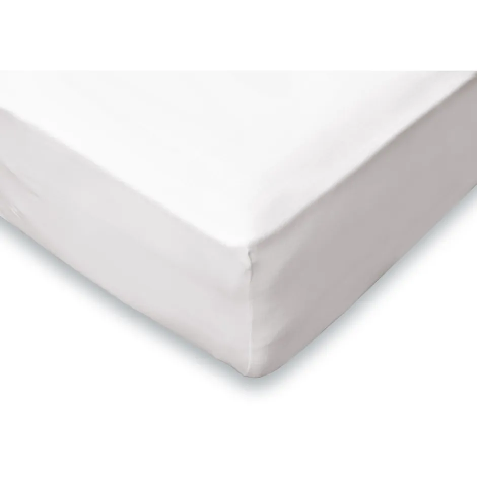 Eleganzzz Hoeslaken Flanel 35cm Hoekhoogte - wit 140x200cm< Slapen