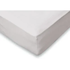 Eleganzzz Hoeslaken Flanel 35cm Hoekhoogte - licht grijs 160x200cm| Outlet