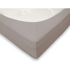 Eleganzzz Hoeslaken Flanel 35cm Hoekhoogte - taupe 90x200cm| New