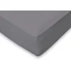 Eleganzzz Hoeslaken Flanel 35cm Hoekhoogte - antraciet 90x200cm< Slapen