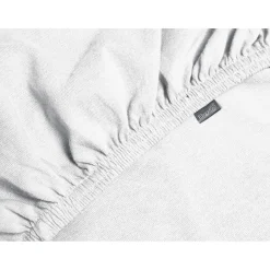Eleganzzz Hoeslaken Jersey Katoen Stretch 35cm Hoge Hoek - wit 80/90x190/200cm< Slapen