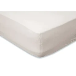 Eleganzzz Hoeslaken Jersey Katoen Stretch 35cm Hoge Hoek - ivoor 120/130/140x200cm< Slapen