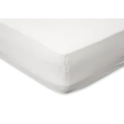 Eleganzzz Hoeslaken Katoen Perkal 35cm Hoekhoogte - wit 180x210/220cm< Slapen