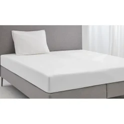 Eleganzzz Hoeslaken Katoen Perkal 35cm Hoekhoogte - wit 180x210/220cm< Slapen