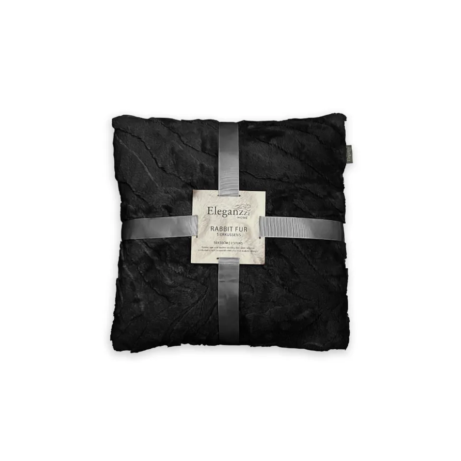 Eleganzzz Jacquard Rabbit Fur Sierkussens Hoofdkussen| Online