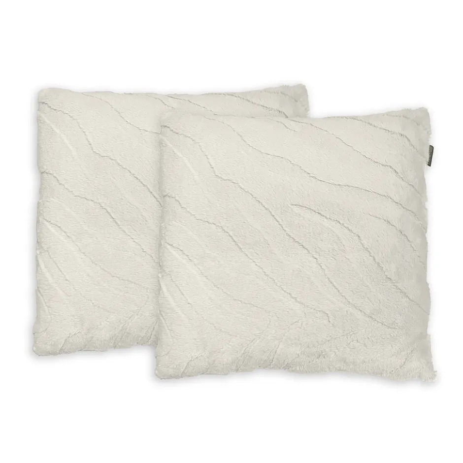 Eleganzzz Jacquard Rabbit Fur Sierkussens Hoofdkussen< Woonaccessoires