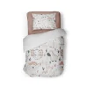 Eleganzzz Kinder Dekbedovertrek Micropercal Animal Crackers - white 140x220/240cm< Slapen