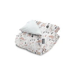 Eleganzzz Kinder Dekbedovertrek Micropercal Animal Crackers - white 140x220/240cm< Slapen