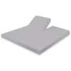 Eleganzzz Splittopper Hoeslaken Jersey Katoen Stretch - licht grijs 160x200cm< Slapen