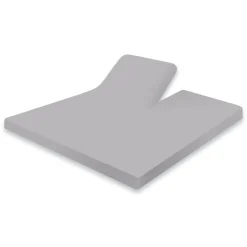 Eleganzzz Splittopper Hoeslaken Jersey Katoen Stretch - licht grijs 160x200cm< Slapen