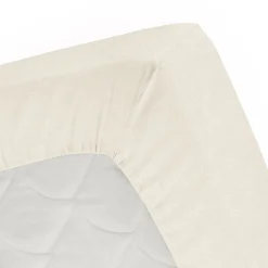 Eleganzzz Topper Hoeslaken Flanel - ivoor 90x200cm| Best