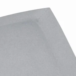 Eleganzzz Topper Hoeslaken Flanel - licht grijs 90x200cm| Best