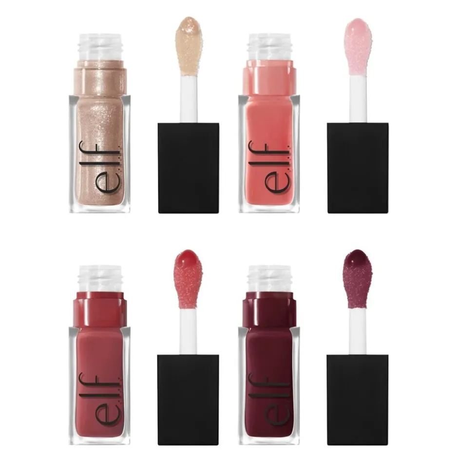 ELF e.l.f. Glow Reviver Quad Goals Lip Oil Kit< Lipmake-Up