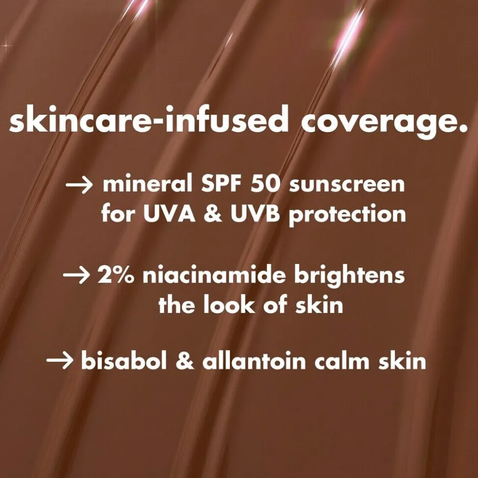 ELF e.l.f. Halo Glow SPF50 15 Deep Cool Skin Tint< Foundation