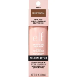 e.l.f. Halo Glow SPF50 13 Deep Neutral Skin Tint|ELF Clearance