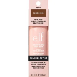 e.l.f. Halo Glow SPF50 16 Rich Cool Skin Tint|ELF Hot