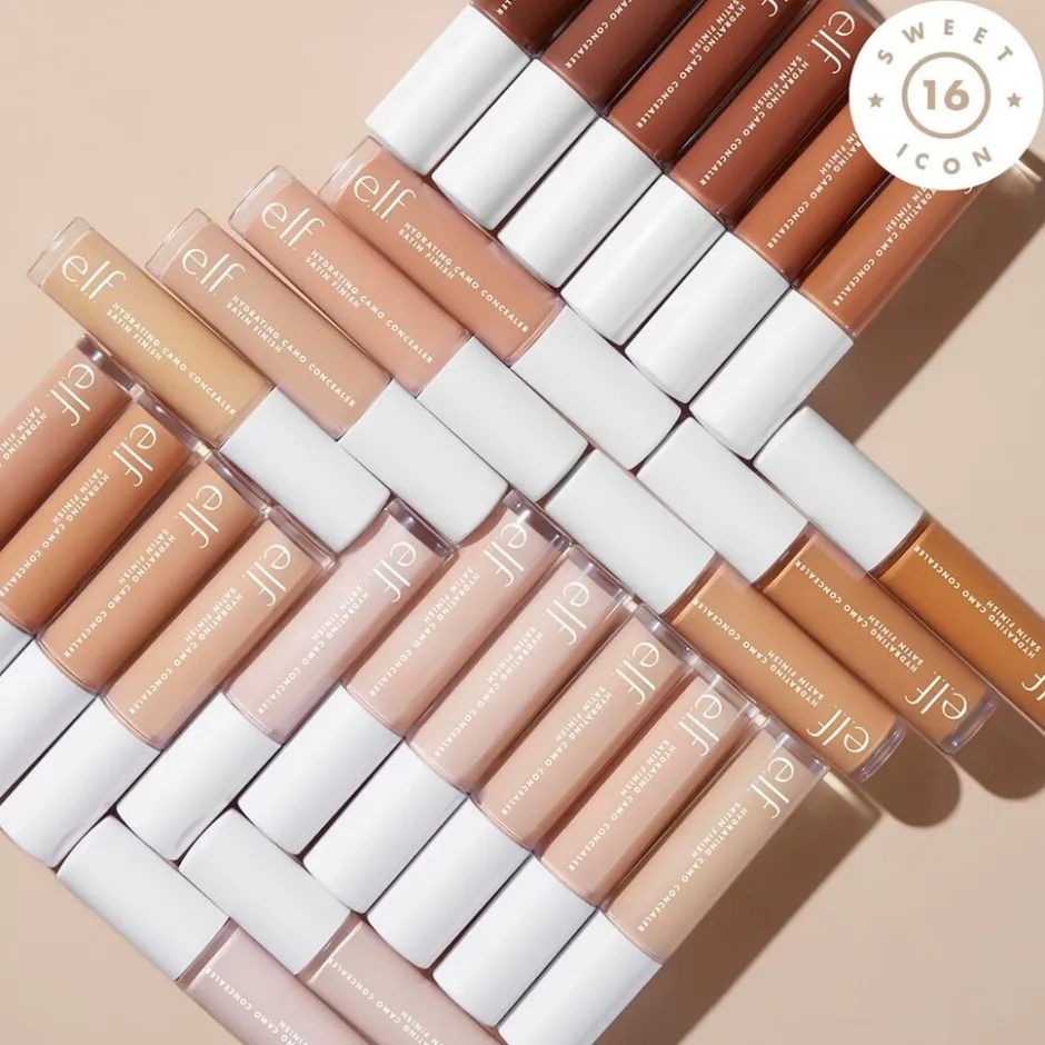 e.l.f. Rich Ebony Hydrating Camo Concealer Satin Finish|ELF