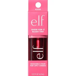 e.l.f. Sheer For It Left on Red Blush Tint|ELF Best