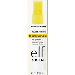 ELF e.l.f. Skin Suntouchable All Set For Sun SPF30 Setting Spray< Zonnebrand