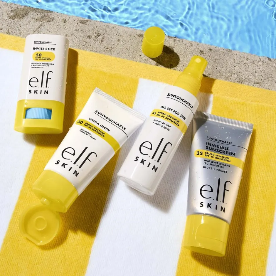 ELF e.l.f. Skin Suntouchable All Set For Sun SPF30 Setting Spray< Zonnebrand