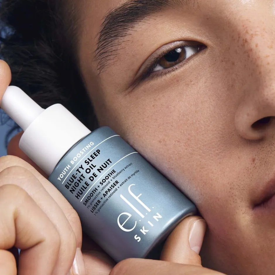 e.l.f. Skin Youth Boosting Blue-Ty Sleep Night Oil|ELF Hot