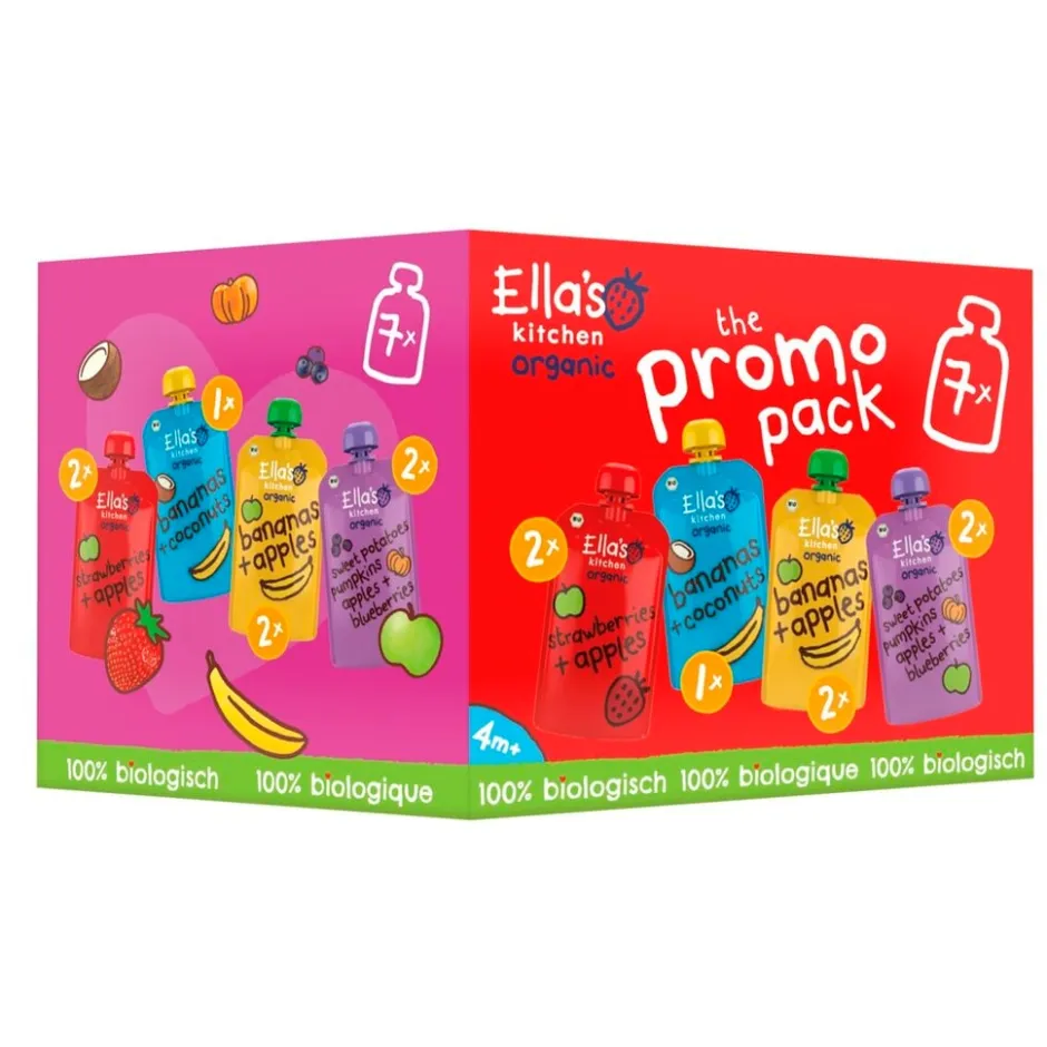 100% Biologische Knijpzakjes|Ella's Kitchen Discount