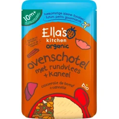 Organic 10M+ Ovenschotel met Rundvlees en Kaneel|Ella's Kitchen New