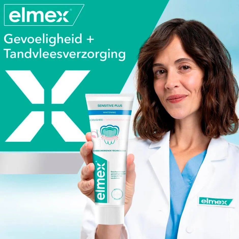 Sensitive Plus Gum + Gentle White Tandpasta|Elmex Best