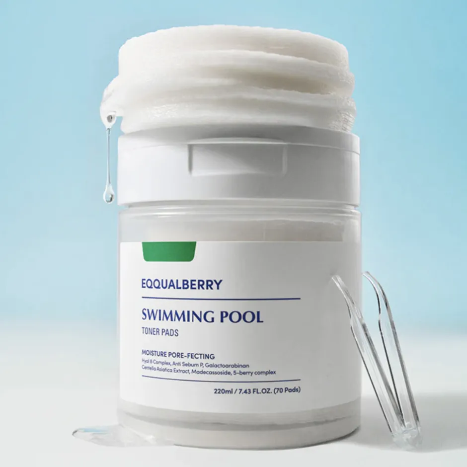 EQQUALBERRY Swimming Pool Toner Pads< Korean Skincare