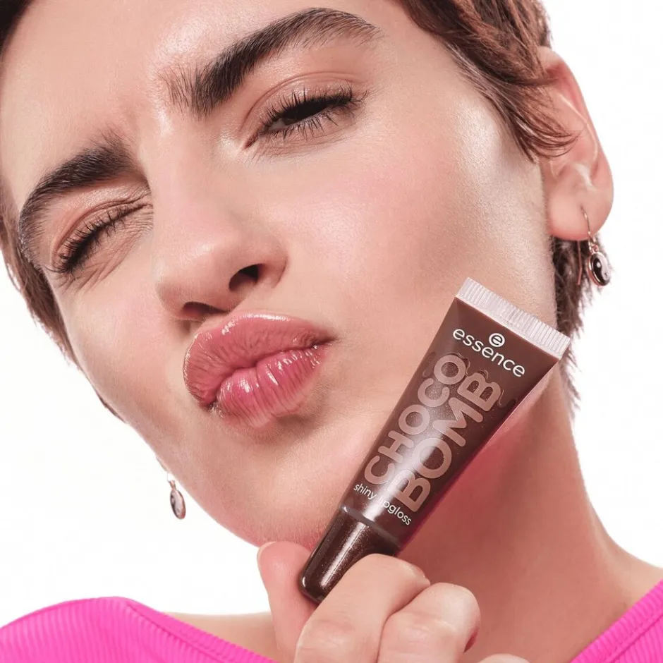 Essence Choco Bomb 01 Chocoholic! Shiny Lipgloss< Lipmake-Up