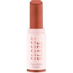 Glossy Glaze 01 Livin La Vida Mocha High Shine Lipstick|Essence New