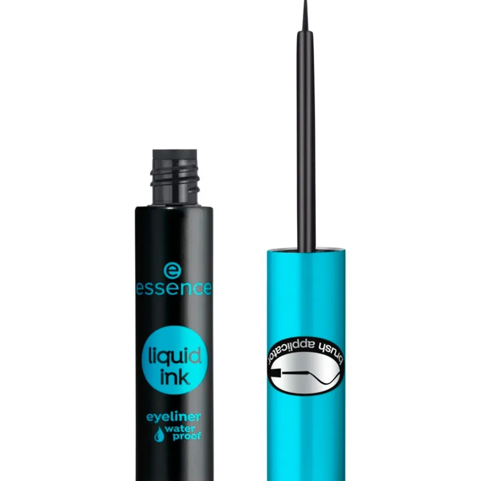 Liquid Ink 01 Black Waterproof Eyeliner|Essence Outlet