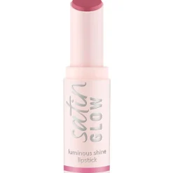 Satin Glow 04 Let's Get Mauvin Luminous Shine Lipstick|Essence Hot