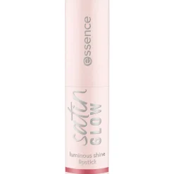 Essence Satin Glow 03 Rose And Shine Luminous Shine Lipstick< Lipmake-Up