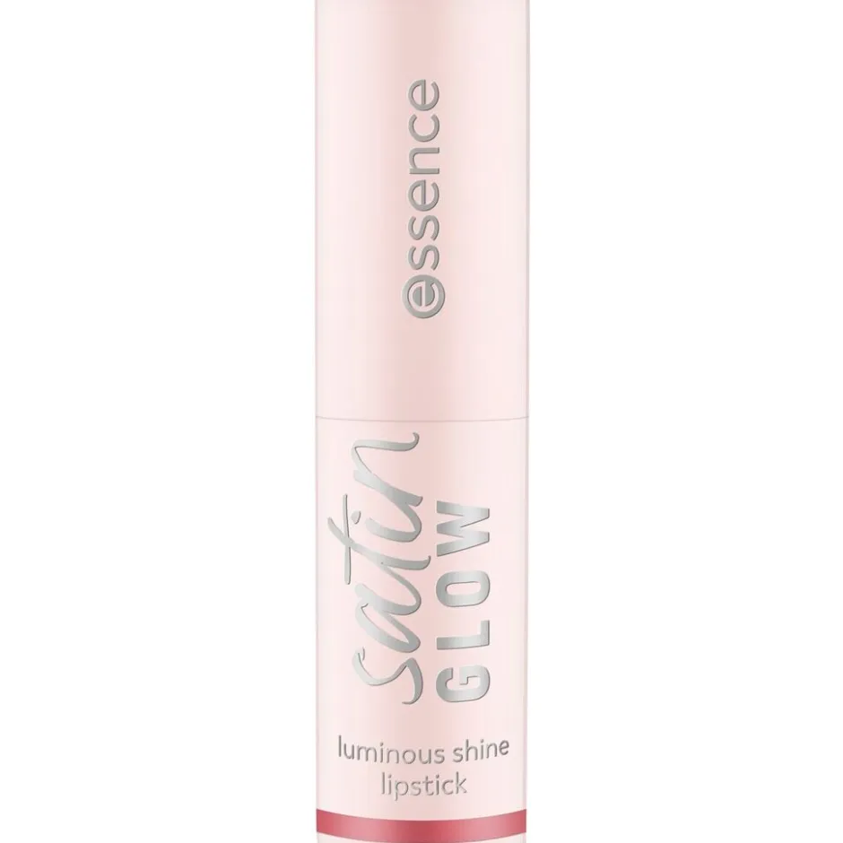 Essence Satin Glow 03 Rose And Shine Luminous Shine Lipstick< Lipmake-Up
