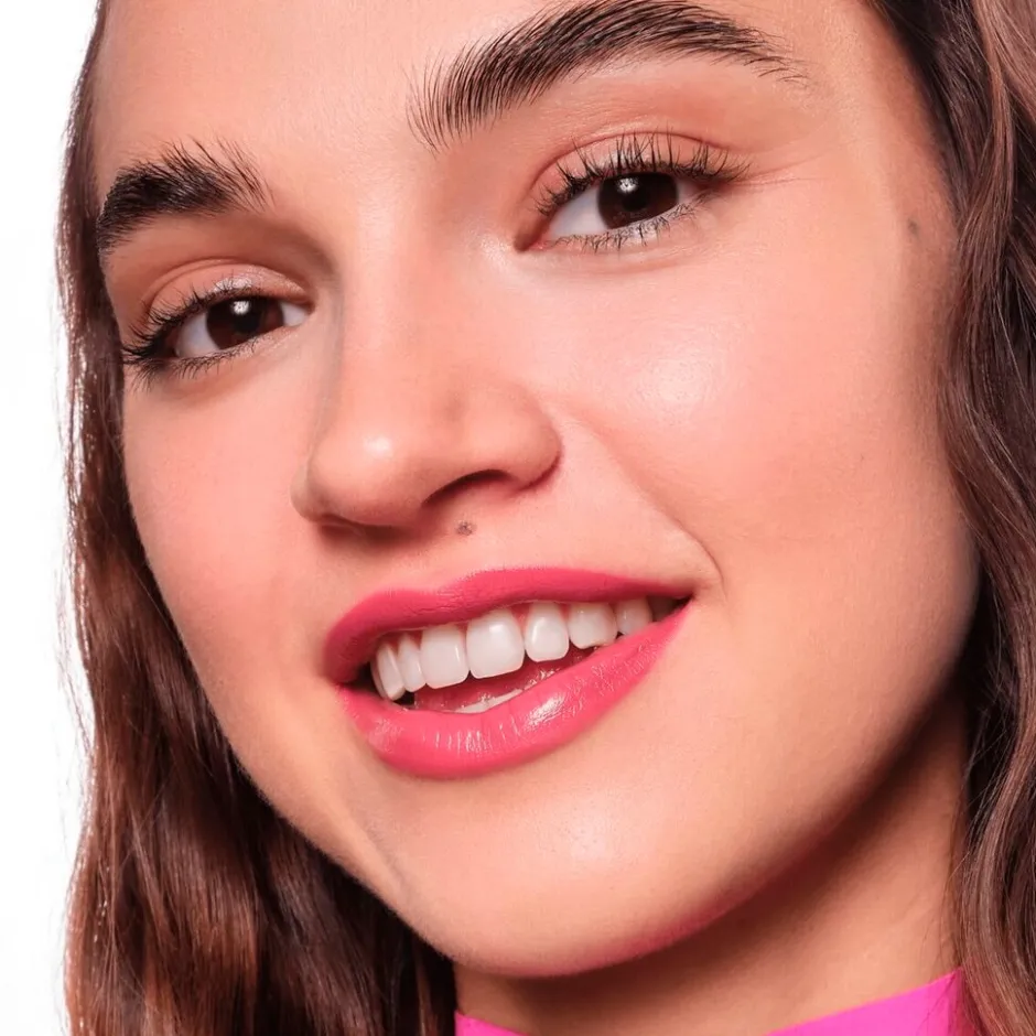 Essence Satin Glow 03 Rose And Shine Luminous Shine Lipstick< Lipmake-Up