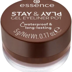 Essence Stay & Play 02 Brown Gel Eyeliner Pot< Eyeliner