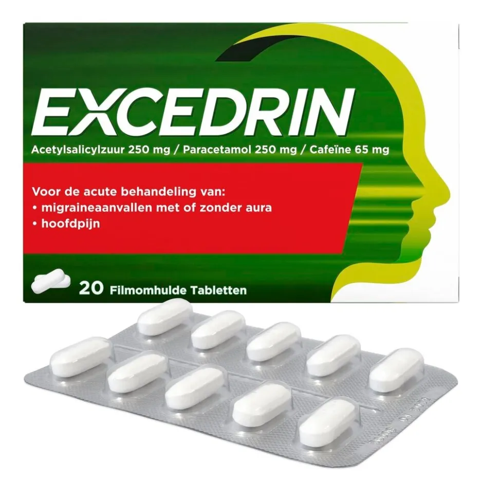 Excedrin Filmomhulde Tabletten< Pijn