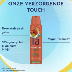 Fa Energising Paradise Hibiscus Deodorant Spray< Deospray