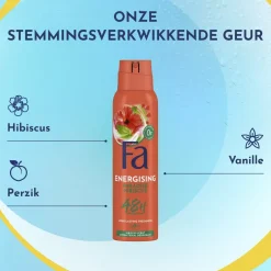 Fa Energising Paradise Hibiscus Deodorant Spray< Deospray